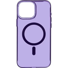 Чехол для iPhone ArmorStandart Y23 MagSafe Transparent Purple for iPhone 15 Pro Max (ARM68569): Цвет фиолетовый
