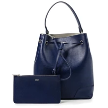 Женская сумка-мешок Furla Stacy M Drawstring синяя (851331): Пол Женский