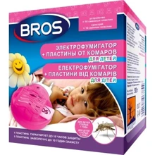 Инсектицидное средство Bros Электрофумигатор для детей +10 пластин от комаров (5904517067844): Тип Средство от насекомых