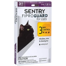 Капли FiproGuard от блох, клещей и вшей для котов 1 пипетка (1.5 мл): Тип Капли