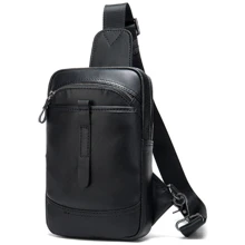 Чоловіча сумка-слінг Buffalo Bags чорна (SHIM8037A-black): Стать Мужской