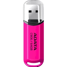USB-флешка A-Data 64GB USB 2.0C 906 Pink (AC906-64G-RPP): Стандарт USB USB 2.0