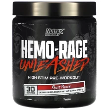 Передтренувальний комплекс Nutrex Hemo-Rage Unleashed 180 g / 30 servings / Fruit Punch: Тип Комплекс до тренировки