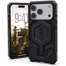 Чехол для iPhone Urban Armor Gear UAG Monarch Pro Magsafe Kevlar Black (114513113940) for iPhone 17 Pro: Цвет черный
