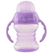 Поильник-непроливайка со спаутом и ручками Baby Team 180 мл фиолетовый (5022): Производитель Baby Team
