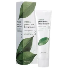 Amore Pacific Pleasia Toothpaste Green Tea Зубная паста с экстрактом зелёного чая 120 g: Назначение Отбеливание, Очищение, Антибактериальное