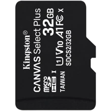 Карта памяти Kingston 32GB microSDHC UHS-I U1 V10 A1 Canvas Select Plus (SDCS2/32GBSP): Тип карты MicroSDHC