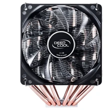 Кулер Deepcool Neptwin V2.0: Рівень шуму, dB перший (21,4-32,1), другий (26,6)