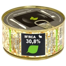 Мясо кролика Zdorovo С сорго 325 г: Вес нетто 325 г