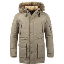 Парка Jack & Jones 38647659 54 бежевая зимняя с капюшоном: Вид Парки