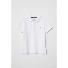 Поло H&M 1912-5085439 134-140 см белое: Тип Футболки