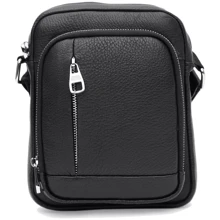 Мужская сумка через плечо Ricco Grande черная (K13021-1bl-black): Пол Мужской
