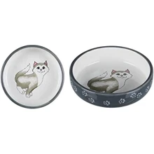 Миска Trixie для перса серая 0.3л 15см (4011905247847): Тип Миски