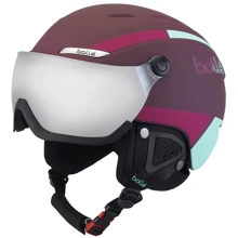 Гірськолижний шолом Bolle B-YOND VISOR Cherry & Mint 58-61 31490 (B-YOND VISOR): Колір бордовий