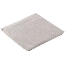 Подушка Lintex коврик льняной на офисные кресла 45х45 см серый: Размер, см 45x45