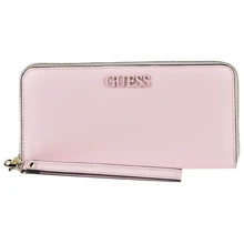 Жіночий гаманець Guess Central City Slg Lrg Zip Arnd бежевий (SWVG8109460-BLS): Стать жіночий