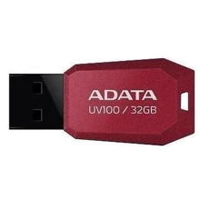 USB-флешка ADATA 32GB UV100 USB 2.0 Red (AUV100-32G-RRD): Стандарт USB USB 2.0