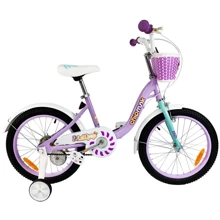 Велосипед детский RoyalBaby Chipmunk MM Girls 16", OFFICIAL UA, фиолетовый: Диаметр колес, дюймов 16