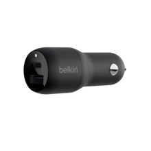 Зарядное устройство Belkin Car Charger USB+USB-C 37W PD PPS Black (CCB004BTBK): Особенности USB-C, Быстрая зарядка, Power Delivery (PD)