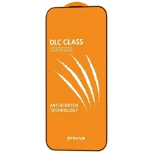 Защитное стекло для iPhone Proove Tempered Glass DLC Black for iPhone 15 Pro: Тип защиты экрана на экран