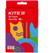 Олівці кольорові Kite Fantasy 18 кольорів (K22-052-2): Тип Цветные