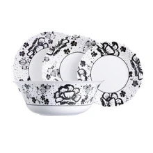 Столовый сервиз Сервиз Luminarc Alcove Black H2416 (19 пр.): undefined undefined