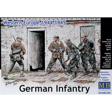 Набор фигурок Master Box Немецкая пехота, Западная Европа, 1944-1945гг. (MB3584): Производитель Master Box