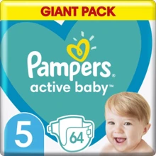 Подгузники Pampers Active Baby Junior Размер 5 (11-16 кг) 64 шт (8001090949974): Тип Подгузники