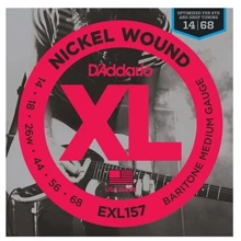Струна для гитар Струны D`ADDARIO EXL157 XL BARITONE MEDIUM (14-68): Тип Комплект струн