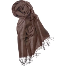 Палантин Pashmina коричневий (3330543): Стать жіночий