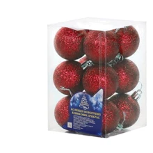 Набір ялинкових кульок NewYEAR 8104-4 (red): Виробник NewYEAR