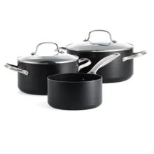 Набір каструль GreenPan Copenhagen 16/20/24 см 1.59/3.1/4.95 л 5 ін. (CC005215-001): Матеріал корпусу Алюминий