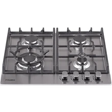 Варочная поверхность газовая Pyramida PFX 643 Inox Luxe: Размеры для встраивания (ШxГ) 55x47 см