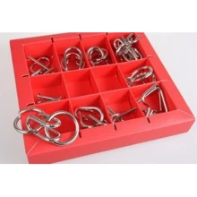 Набор головоломок Eureka 3D Puzzle 10 Metal Puzzle, Red, красный (473358): Вид Головоломка