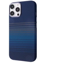 Чехол для iPhone WAVE Gleam Case with Magnetic Ring Blue Stripes for iPhone 13 Pro Max: Цвет синий