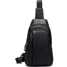 Мужская сумка-слинг Buffalo Bags черная (SHIM707A-black): Пол Мужской