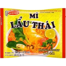 Лапша быстрого приготовления Acecook MI LAU THAI со вкусом курицы 78 г (8934563158163): Технология Сублимация + Сушка