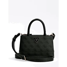 Женская сумка через плечо Guess Cordelia Logo Mini Satchel темно-серая (HWBG8377770-CLO): Пол Женский