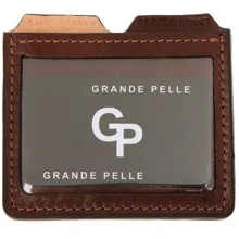 Картхолдер Grande Pelle темно-коричневий (307620): Стать унісекс