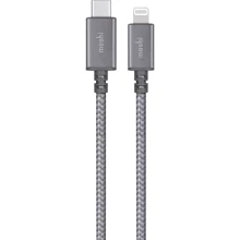 Кабель Moshi Cable USB-C to Lightning Integra 25cm Titanium Grey (99MO084043): Тип USB-C - Lightning