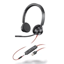 Наушники Plantronics Blackwire C3225 USB-C (209751-201): Тип конструкции накладные
