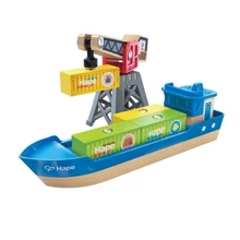Набор для железной дороги Hape Корабль с краном (E3792): Производитель HAPE