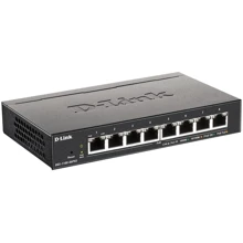 Сетевой коммутатор D-Link DGS-1100-08PV2: Порты только Gigabit Ethernet (10/100/1000)