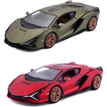Автомодель Bburago - LAMBORGHINI SIÁN FKP 37 (ассорти зеленый металлик, красный металлик, 1:24): Тип Готовая модель