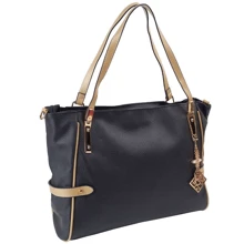 Жіноча сумка тоут Monsen чорна (10253-black): Стать жіночий