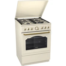 Плита комбинированная Gorenje K62CLI: Тип варочной поверхности газовая