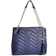 Женская сумка тоут GUESS синяя (843061104856): Пол Женский
