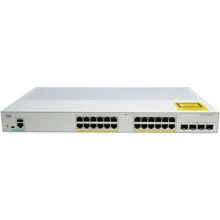 Сетевой коммутатор Cisco C1000-24P-4X-L: Порты только Gigabit Ethernet (10/100/1000)