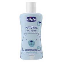 Гель-шампунь для тела и волос Chicco Natural Sensation Без Слез 200 мл (8058664164004): Тип Шампунь, Гель
