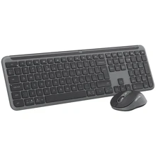 Комплект бездротовий Logitech Signature Slim MK950 for Business Wireless/Bluetooth UA Graphite (920-012508): Призначення Для ПК